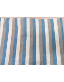 BEDSHEET STRIPE 90X108 2 PILLOW COVER