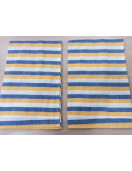 BEDSHEET STRIPE 90X108 2 PILLOW COVER