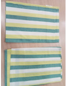 BEDSHEET STRIPE 90X108 2 PILLOW COVER