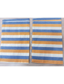BEDSHEET STRIPE 90X108 2 PILLOW COVER