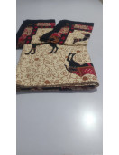 BEDSHEET JAIPUR PRINTED 90X108 2 PILLOW COVER
