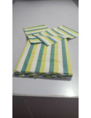 BEDSHEET STRIPE 90X108 2 PILLOW COVER