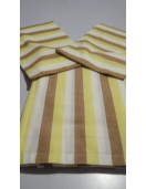 BEDSHEET STRIPE 90X108 2 PILLOW COVER