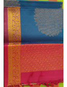 SOFT SILK SAREE WITH BLOUSE