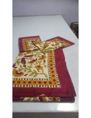 BEDSHEET JAIPUR PRINTED 90X108 2 PILLOW COVER