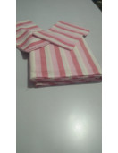 BEDSHEET STRIPE 90X108 2 PILLOW COVER