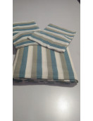 BEDSHEET STRIPE 90X108 2 PILLOW COVER