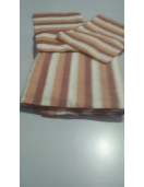 BEDSHEET STRIPE 90X108 2 PILLOW COVER