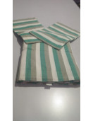 BEDSHEET STRIPE 90X108 2 PILLOW COVER