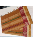 MANAMEDU BLOCK PRINTED SAREES WITH BLOUSE