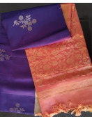 SOFT SILK SAREE WITH BLOUSE