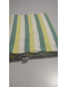 BEDSHEET STRIPE 90X108 2 PILLOW COVER