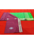 SOFT SILK SAREE WITH BLOUSE