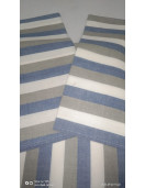 BEDSHEET STRIPE 90X108 2 PILLOW COVER