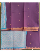 PL Salem Silk Finish Border Saree