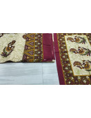 BEDSHEET JAIPUR PRINTED 90X108 2 PILLOW COVER