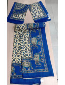 BEDSHEET JAIPUR PRINTED 90X108 2 PILLOW COVER