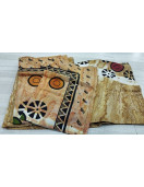 BEDSHEET MEERUT PRINTED 90X108 2 PILLOW COVER