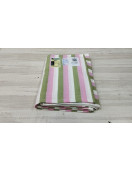 BEDSHEET STRIPE 90X108 2 PILLOW COVER