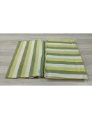 BEDSHEET STRIPE 90X108 2 PILLOW COVER