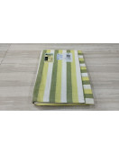 BEDSHEET STRIPE 90X108 2 PILLOW COVER