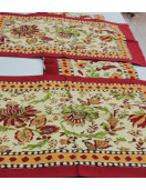 BEDSHEET JAIPUR PRINTED 90X108 2 PILLOW COVER