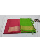 SOFT SILK SAREE WITH BLOUSE