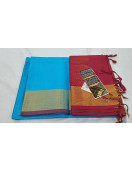 SOFT SILK SAREE WITH BLOUSE