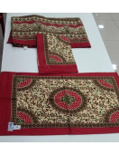 BEDSHEET JAIPUR PRINTED 90X108 2 PILLOW COVER