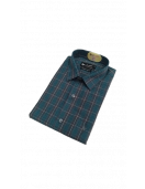 PL COTTON STRIPE CHECK SHIRTS 44 FS