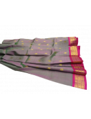 THIRUBHUVANAM HF ZARI SILK SAREE 550 MTS