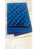 PL COTTON SAREES WITH SOLID WAX CRACK DESIGNS