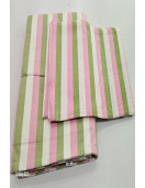 BEDSHEET STRIPE 72X100 2 PILLOW COVER