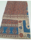 KALAMKARI PRINTED COTTON SAREE