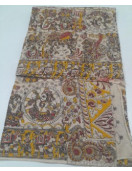 KALAMKARI PRINTED COTTON SAREE