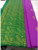 ARNI SILK HALF FINE ZARI SAREE WITH BLOUSE