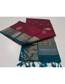 SOFT SILK SAREE WITH BLOUSE