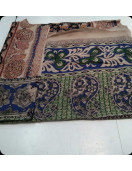 KALAMKARI PRINTED COTTON SAREE