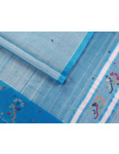 SAREES TIRUNELVELI RAYONxCOTTON Mix CHEDI BUTTA 550 cms 