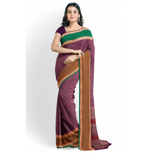 Buy SHREE GHANSHYAM FASHION Woven Banarasi Cotton Silk, Jacquard Maroon  Sarees Online @ Best Price In India | Flipkart.com