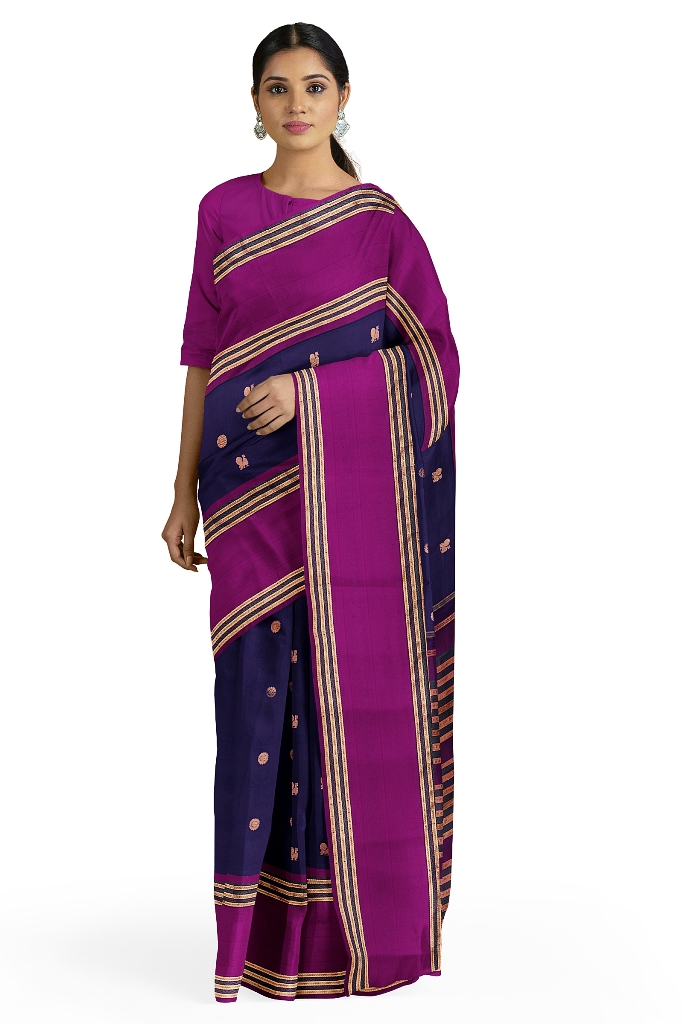 Buy Co-optex Woven Madurai Silk Blend Multicolor Sarees Online @ Best Price  In India | Flipkart.com