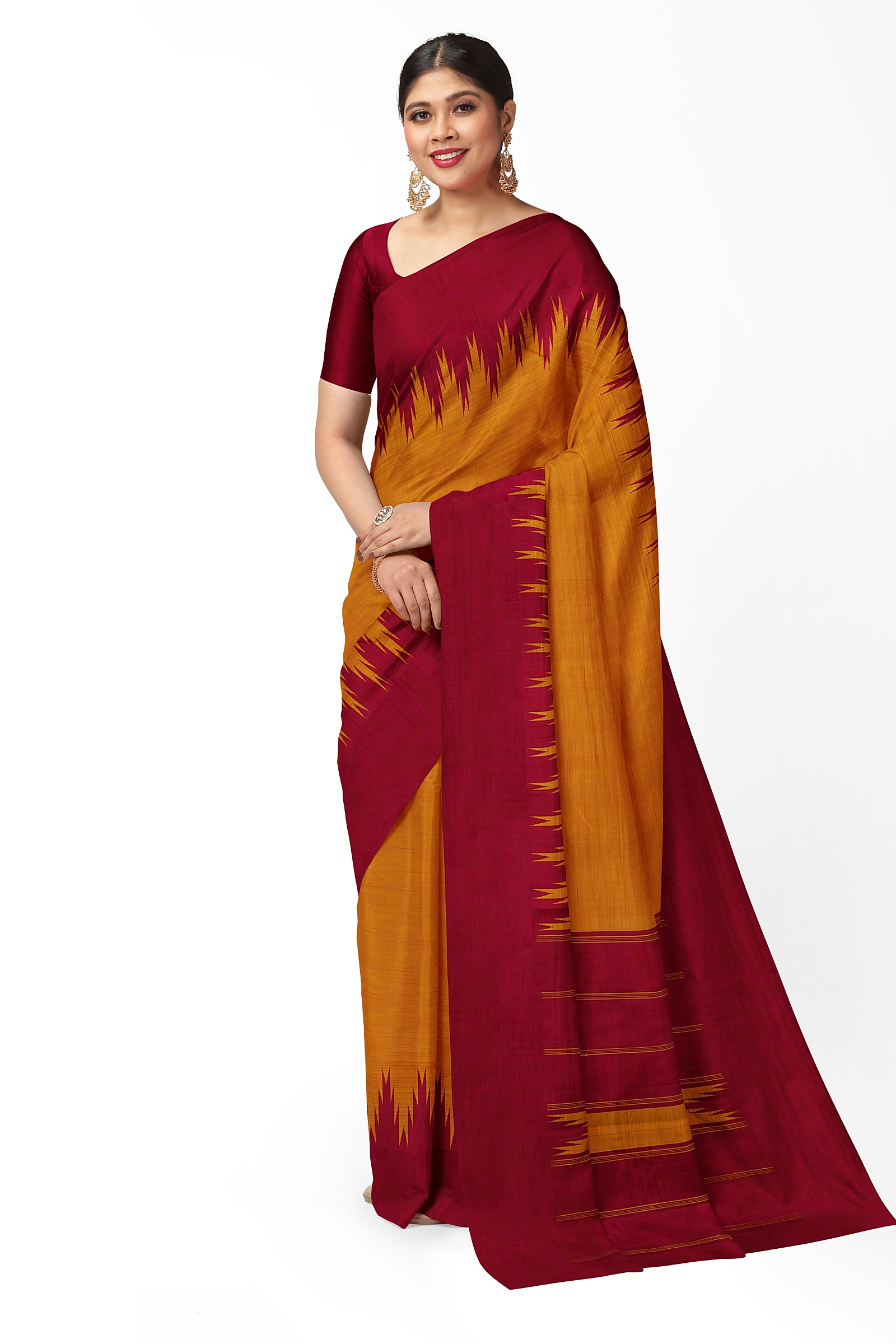 💐Arni silk saree with contrast... - AKC DSR ECC Collections | Facebook