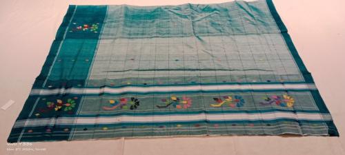 SAREES TIRUNELVELI RAYONxCOTTON Mix CHEDI BUTTA 550 cms SLNC