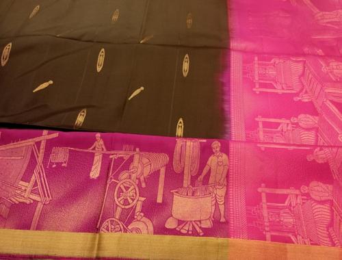 SOFT SILK SAREE WITH BLOUSE