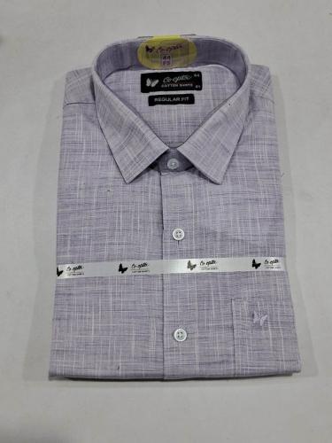 PL COTTON PLAIN SLUB READYMADE SHIRTS 44 FS