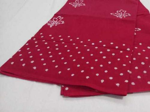 PL COTTON SAREES WITH WAX DOT PRINT DESIGNS