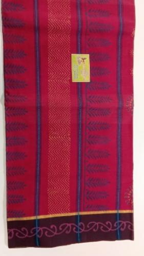 MANAMEDU BLOCK PRINTED SAREES WITH BLOUSE