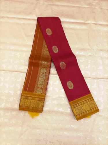 THIRUBHUVANAM HF ZARI SILK SAREE 550 MTS