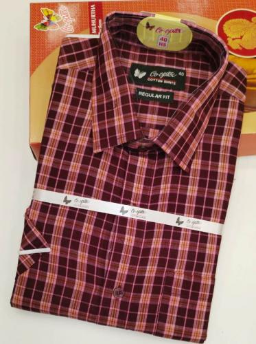 HANDLOOM READYMADE CHECK SHIRTS 40 HS