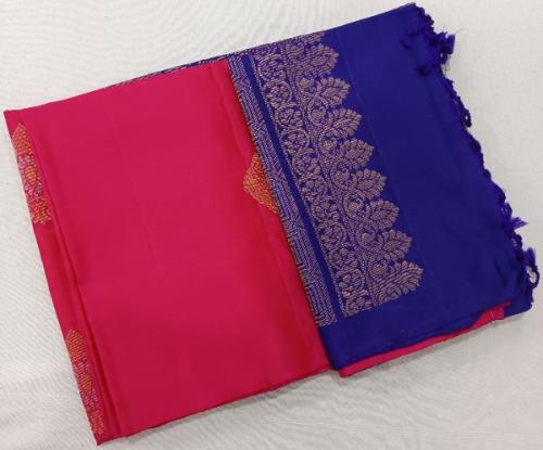 SOFT SILK SAREE WITH BLOUSE